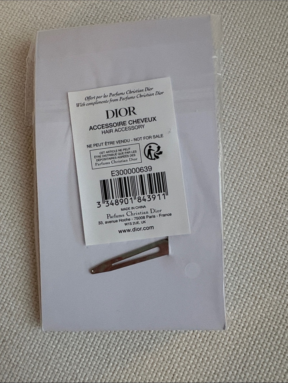 Christian Dior Privé Authentic Exclusive Hair Clips Firm Price lower than most! - Picture 3 of 3